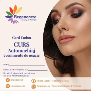 Card Cadou Curs Automachiaj evenimente și ocazii speciale