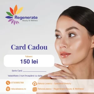 Card cadou cosmetica 150 lei Regenerate Raluca Leascu