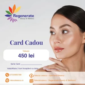 Card cadou cosmetica 450 lei Regenerate Raluca Leascu