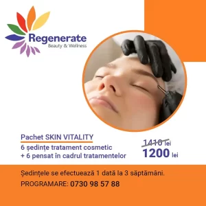 Card cadou cosmetica SKIN VITALITY Regenerate Raluca Leascu