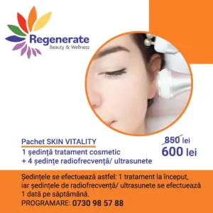 Card cadou cosmetica SKIN VITALITY Regenerate Raluca Leascu